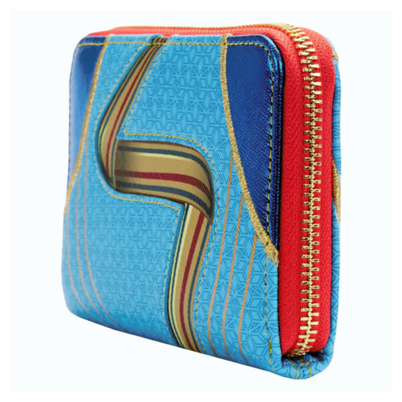 Loungefly™ Ms Marvel - Ms Marvel Cosplay 4” Faux Leather Zip-Around Wallet