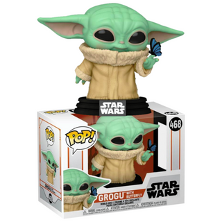 Star Wars: The Mandalorian - Grogu with Butterfly US Exclusive Pop! Vinyl #468