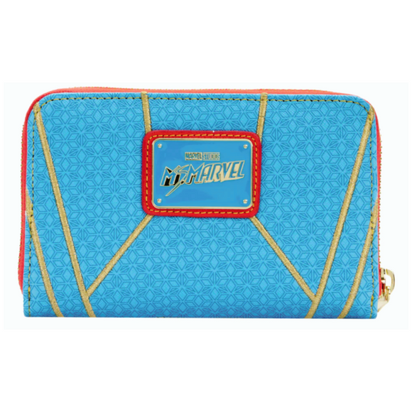 Loungefly™ Ms Marvel - Ms Marvel Cosplay 4” Faux Leather Zip-Around Wallet