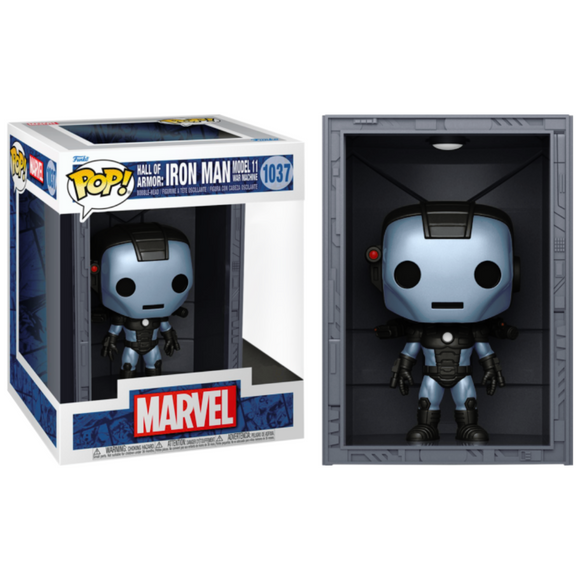Marvel: Hall of Armor - Iron Man Model 11 War Machine Metallic Deluxe Pop! Vinyl Figure #1037