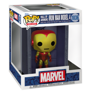 Marvel: Hall of Armor - Iron Man Model 4 Metallic Deluxe Pop! Vinyl Figure #1036