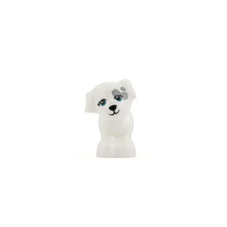 LEGO® Puppy White with Grey Patch