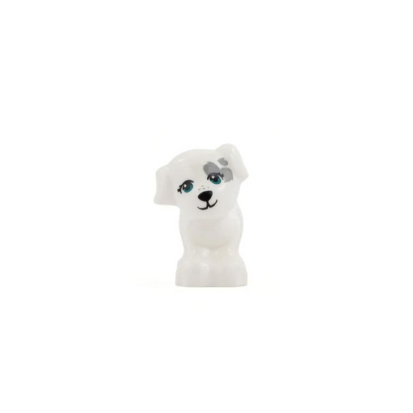 LEGO® Puppy White with Grey Patch