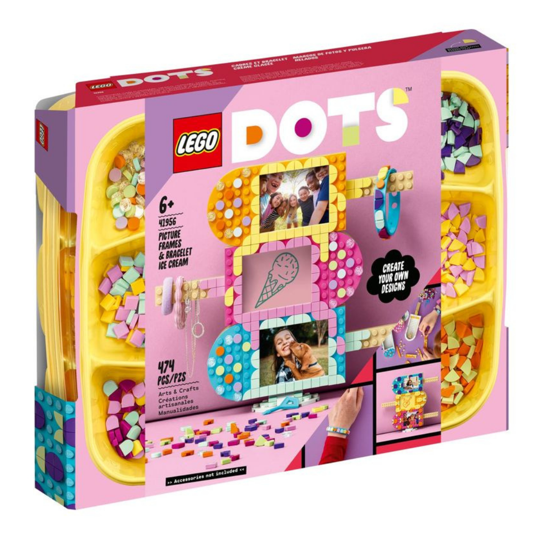 LEGO® DOTS Ice Cream Picture Frames & Bracelet 41956