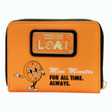 Loungefly™ Loki - Miss Minutes 4” Faux Leather Zip-Around Wallet Purse