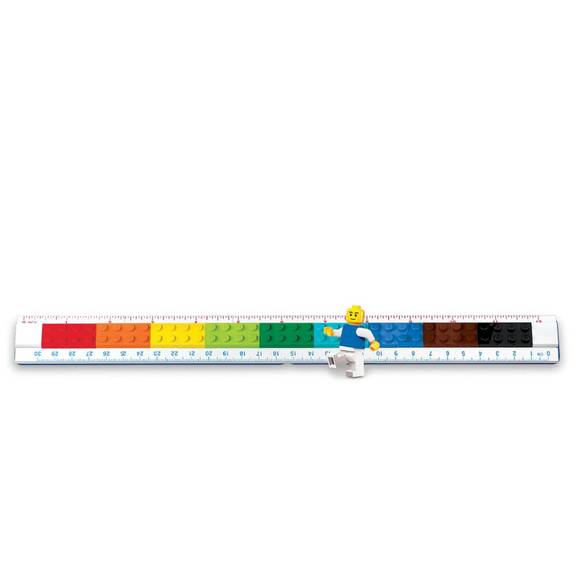 LEGO® 2.0 Convertible Ruler with Minifigure
