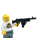 BA M240B Infantry Machine Gun w/Pintle & Ammo Box (Black)-1