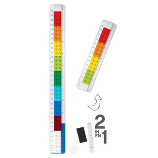LEGO® 2.0 Convertible Ruler with Minifigure
