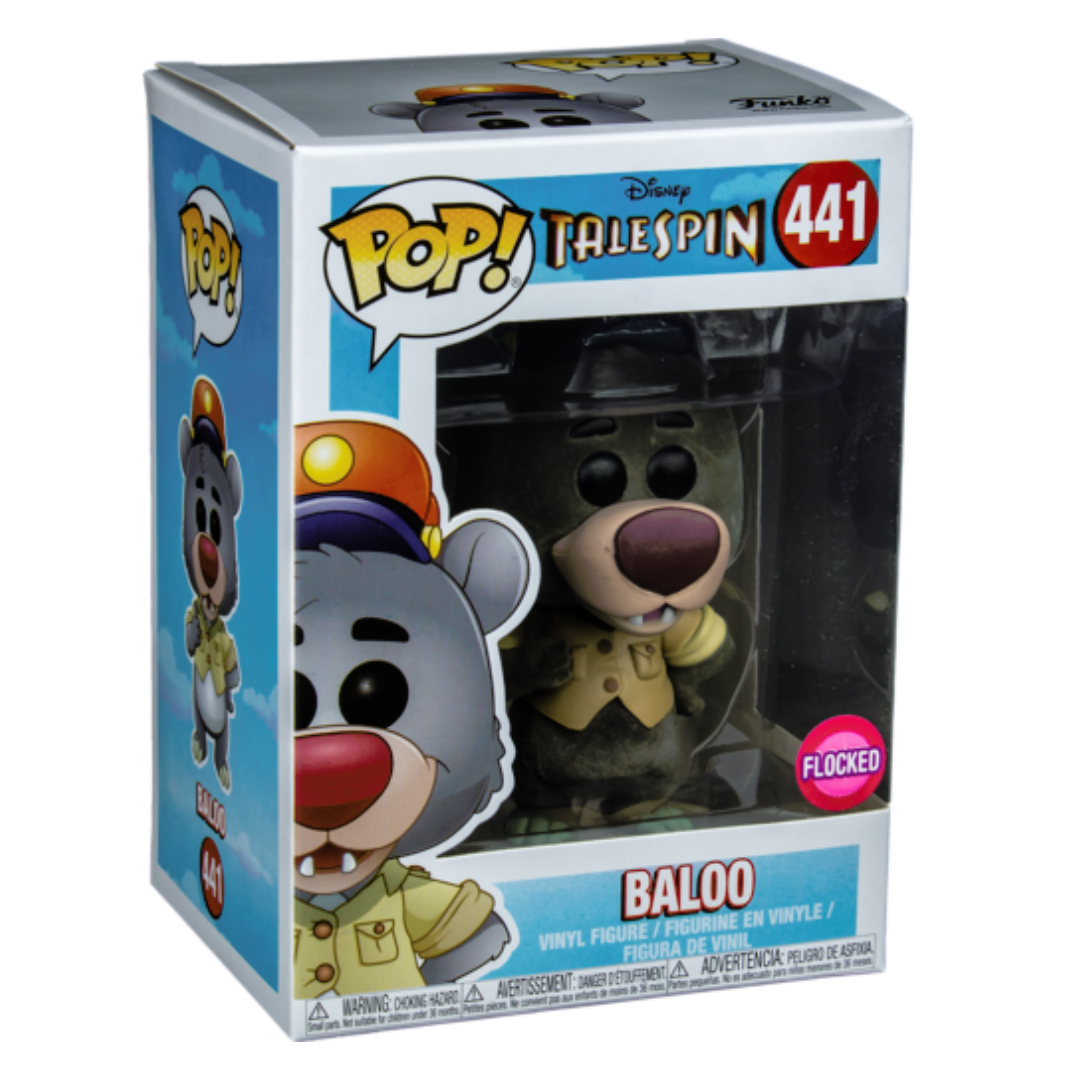 TaleSpin - Baloo Flocked Pop! Vinyl Figure #441 - 0