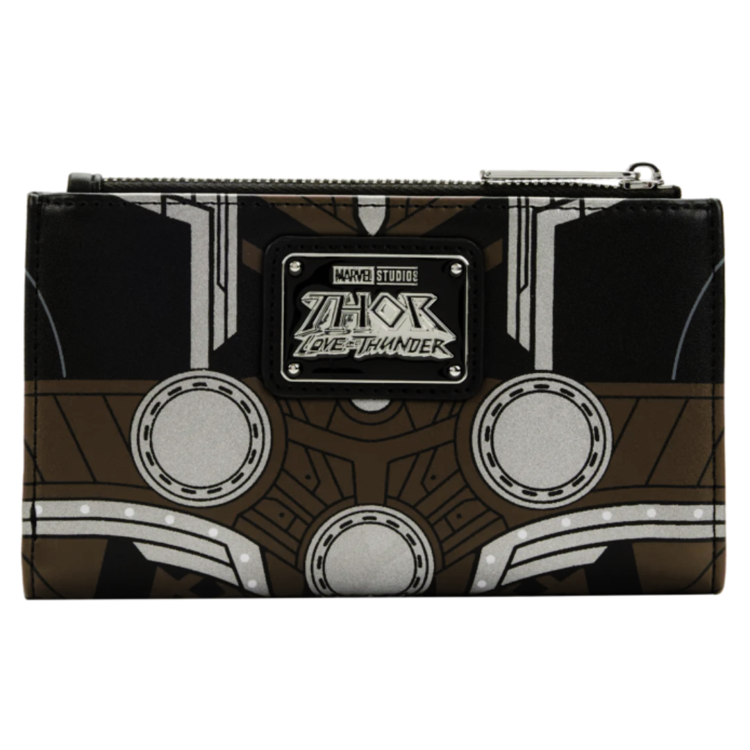 Loungefly™ Thor 4: Love and Thunder - Thor Cosplay Glow in the Dark 4” Faux Leather Flap Wallet Purse