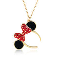 Minnie Mouse Ears Necklace YG