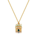 Sleeping Beauty Castle Necklace YG-1