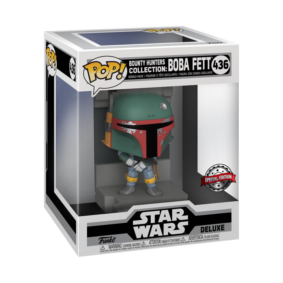 Star Wars - Boba Fett Metallic US Exclusive Pop! Deluxe Diorama #436 - 0