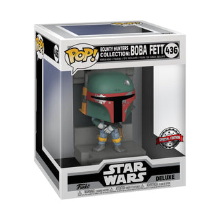 Star Wars - Boba Fett Metallic US Exclusive Pop! Deluxe Diorama #436