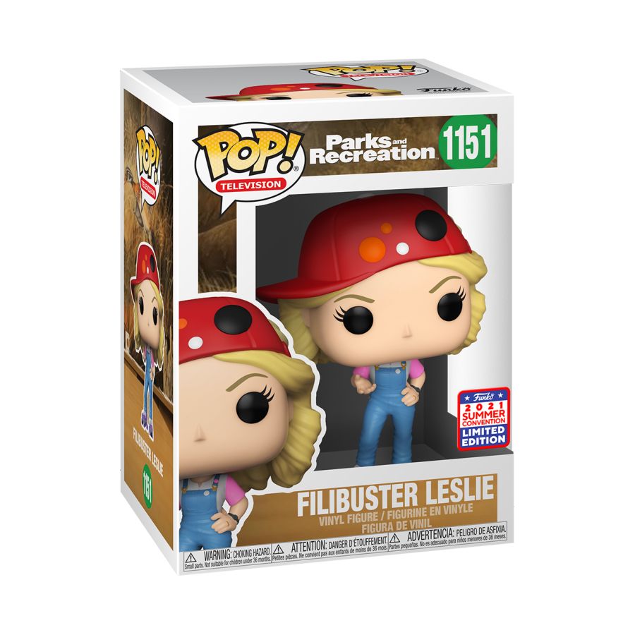 Parks and Recreation - Filibuster Leslie SDCC 2021 US Exclusive Pop! Vinyl #1151