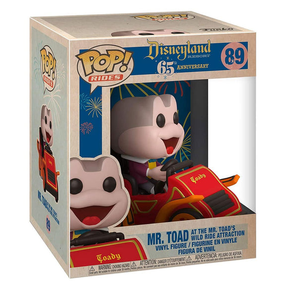 The Adventures of Ichabod and Mr. Toad - Mr. Toad with Car Disneyland 65th Anniversary Pop! Rides Vinyl Figure #89