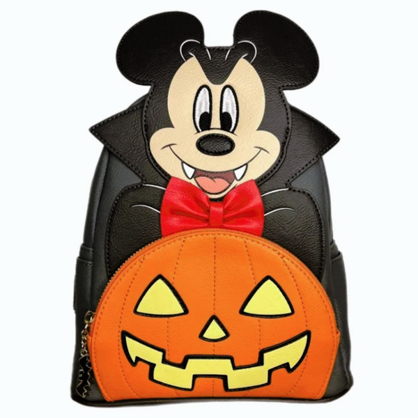 Mickey pumpkin top loungefly backpack