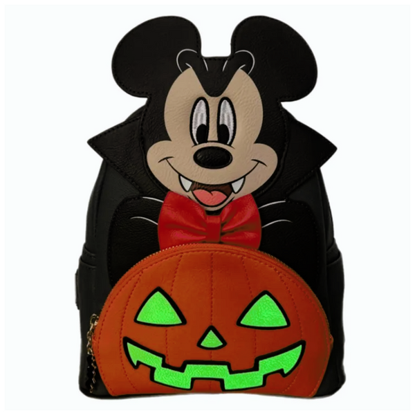 Mickey mouse pumpkin 2025 mini backpack by loungefly