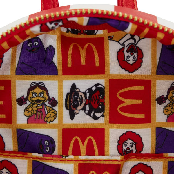 Loungefly™ McDonald’s - Ronald McDonald Cosplay 10” Faux Leather Mini Backpack