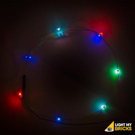 Multi-Colour Changing LED Light String - 0