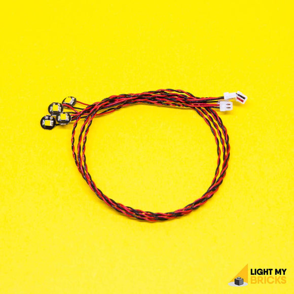 Bit Lights (Flashing White) 15cm (4 pack)