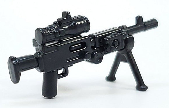 BA M240B-USMC w/PEQ + Pintle + Ammo + Bipod (Black)