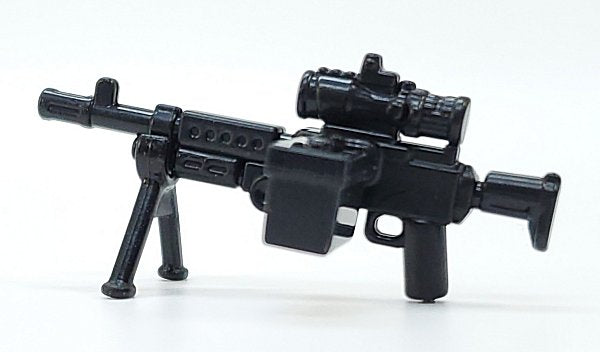 BA M240B-USMC w/PEQ + Pintle + Ammo + Bipod (Black)