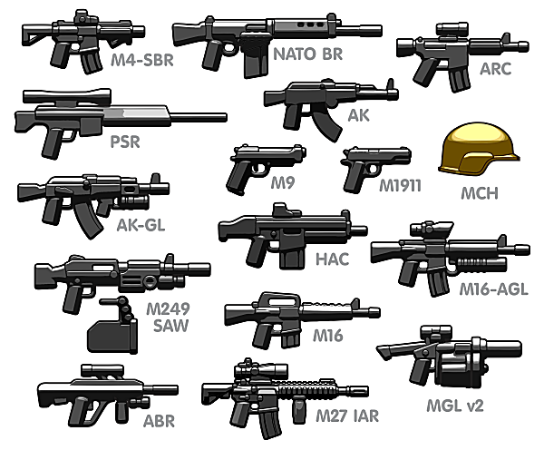 BA Modern Combat Weapons Pack - Assault V2
