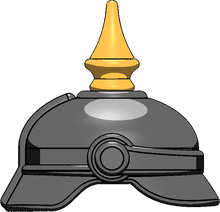 Picklehaube Helmet (Gunmetal)
