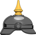 Picklehaube Helmet (Gunmetal)