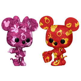 Mickey Mouse - Mickey and Minnie (Artist) 23 & 24 US Exclusive Pop! Vinyl Bundle