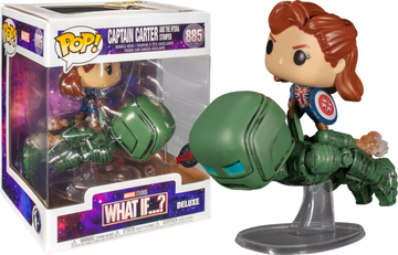 Marvel: What If…? - Captain Carter and the Hydra Stomper Year of the Shield Deluxe Pop! Vinyl #885 - 0