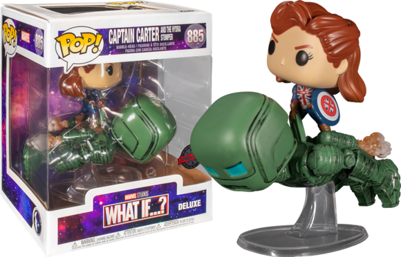 Marvel: What If…? - Captain Carter and the Hydra Stomper Year of the Shield Deluxe Pop! Vinyl #885