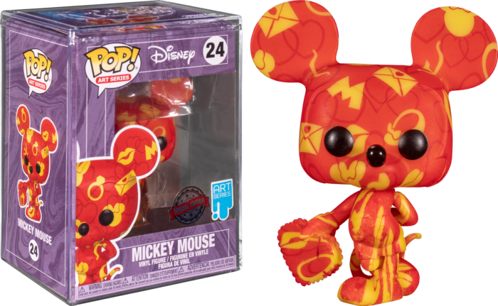 Mickey Mouse - Mickey and Minnie (Artist) 23 & 24 US Exclusive Pop! Vinyl Bundle