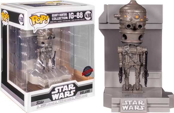 Star Wars - IG-88 Metallic US Exclusive Pop! Deluxe Diorama #438