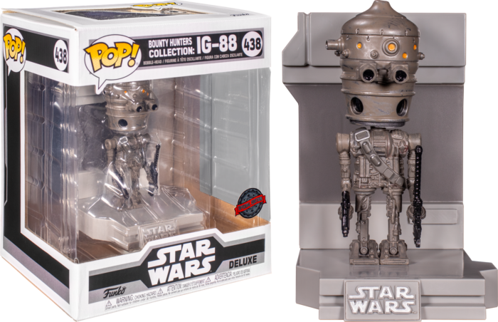 Star Wars - IG-88 Metallic US Exclusive Pop! Deluxe Diorama #438 - 0