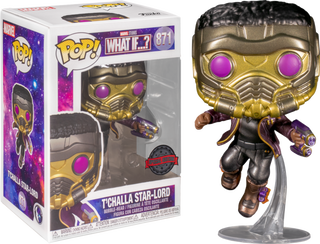 Marvel: What If - T'Challa Star-Lord Metallic US Exclusive Pop! Vinyl #871