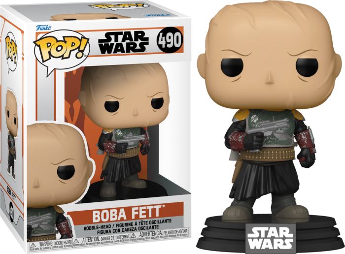 Star Wars: The Mandalorian - Boba Fett Unmasked Pop! Vinyl Figure #490