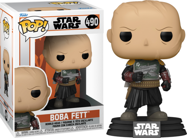 Star Wars: The Mandalorian - Boba Fett Unmasked Pop! Vinyl Figure #490