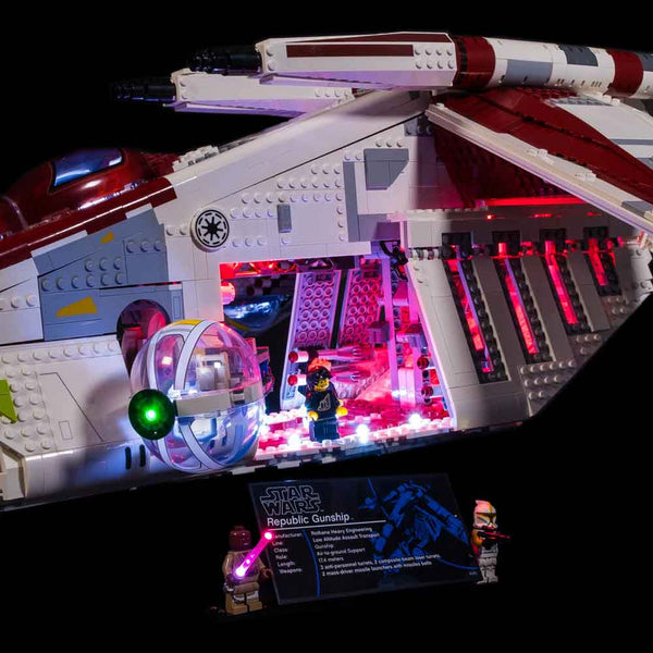 Star Wars UCS Republic Gunship #75309 Light Kit