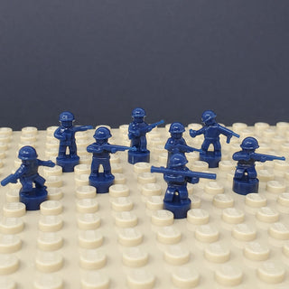 Nano Soldier Figures - Dark Blue